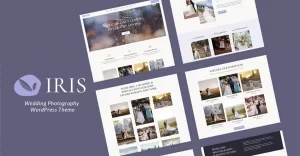 Iris - Wedding Photography WordPress Theme - TemplateMonster