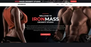 IronMass lite - Gym Fitness & Bodybuilding WordPress Theme