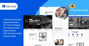 Iservice - it Solution and Software Company WordPress Theme
