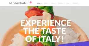 Italian Restaurant MotoCMS Website Template - TemplateMonster