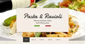 Italian Restaurant Website Template