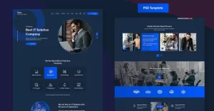 Iter - IT Service PSD Template