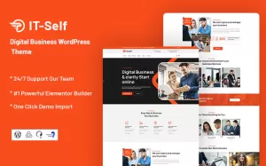 Itself - Digital Business WordPress Theme - TemplateMonster