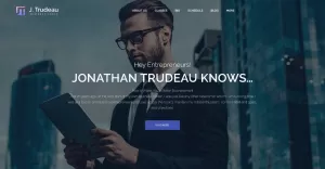 J.Trudeau - Business Coach WordPress Theme - TemplateMonster