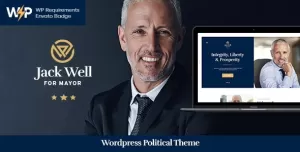 Jack Well  Elections Campaign & Political WordPress Theme
