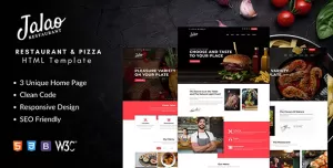 Jalao - Restaurant & Pizza HTML Template