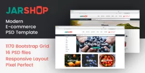 JARSHOP - Multipurpose E-Commerce PSD Template