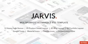 Jarvis - Multipurpose eCommerce PSD template