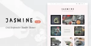 Jasmine  Grid Responsive Tumblr Theme