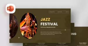 Jazz Festival Presentation Template
