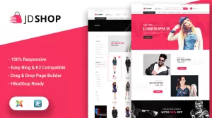 JD Shop - eCommerce Joomla Template With Hikashop - Themes ...