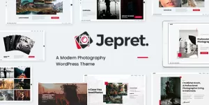 Jepret  Modern Photography WordPress Theme