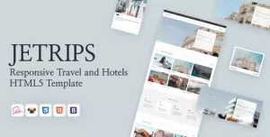 Jetrips - Responsive Travel and Hotels HTML5 Template