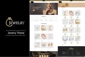 Jewelry Store WooCommerce WordPress Theme - TemplateMonster
