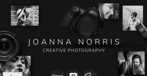 Joanna Norris - Photographer Portfolio Website Template