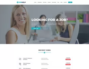 Job Help - Job Board Website Template - TemplateMonster