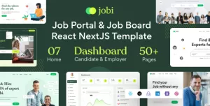 Jobi - Job Portal & Job Board React NextJS Template