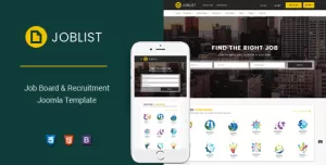 JobList - Responsive Job Board & Recruitment Joomla Template