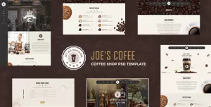 Joe Coffee - A Psd Template for Cafes, Coffee Shops and Bars