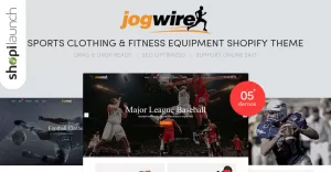 Jogwire - Sports Clothing & Fitness Equipment Shopify Theme