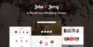 John & Jerry - A WordPress Wedding Theme