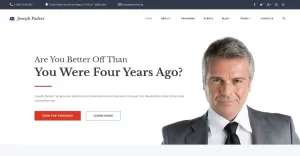 Joseph Parker - Political Candidate Responsive Multipage Website Template