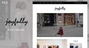 Joyfully - Lifestyle and Fashion WordPress Blog Theme - Themes ...