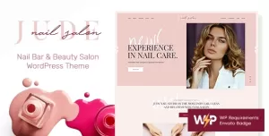 Jude  Nail Bar & Beauty Salon WordPress Theme