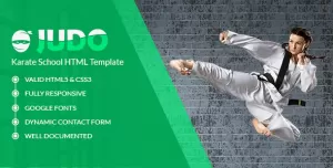 Judo - Martial Art School HTML Template