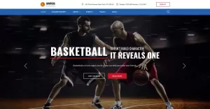 Jumpers - Basketball Club Responsive Multipage Website Template