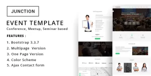 Junction - Event Meeting Conference Business Template