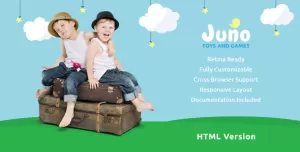 Juno  Kids Toys & Games Store Template