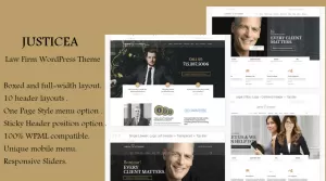 Justicea - Law Firm WordPress Theme