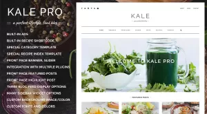 Kale - Food Blog WordPress Theme