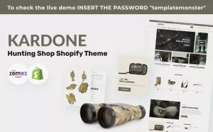 Kardone Hunting and Outdoor Shopify Theme - TemplateMonster
