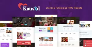 Kausid - Responsive HTML Template for Charity & Fund Raising
