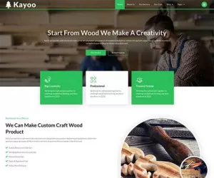 Kayoo - Wood Company Woocommerce Elementor Template Kit