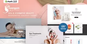 Keangam - Spa & Cosmetic Beauty Responsive Shopify Theme