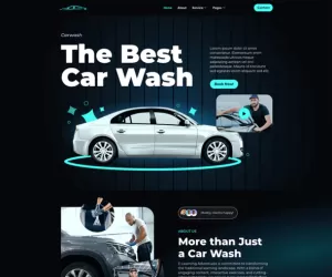 Kedas - Car Wash & Detailing Service Elementor Template Kit