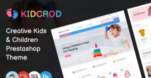 Kidcrod - Kids Fashion and Toy Store PrestaShop Theme