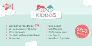 Kiddos Shop - Hand Crafted Kids Store OpenCart Theme