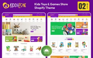 Kiddyzone - Baby Shop and Kids Fun Toys Shop Shopify 2.0 Theme