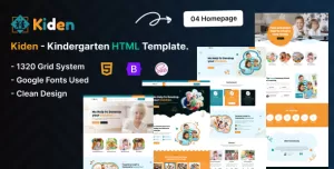 Kiden - Kids, Children, School & Kindergarten HTML Template