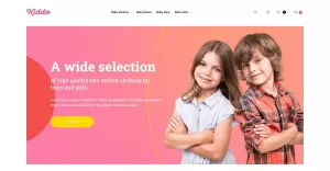 Kids Clothing Mobile-Optimized Magento Theme