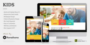 KIDS - Kindergarten and Child Care Muse Templates