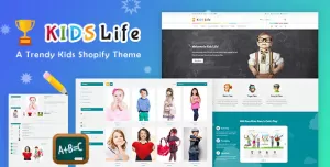 Kids Life - Toys, Children School Shopify Theme