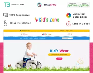 Kids Zone Toy Store PrestaShop Theme - TemplateMonster