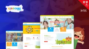KIDZCARE Academic - Child Care and Preschool HTML Template ...