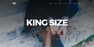 King Size  Creative Portfolio Template