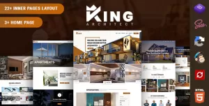 KingArchitect - Creative Interior Design Website Template